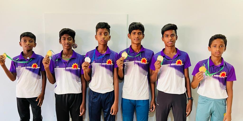 VELAMMAL STUDENTS SET AN IMPRESSIVE FEAT AT THE STATE LEVEL ATHLETIC MEET 