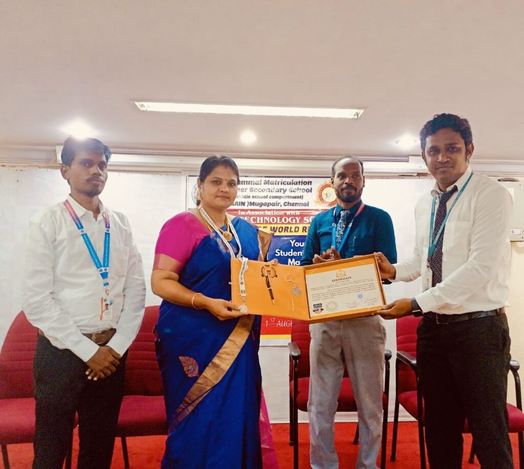 VELAMMAL ENTERS THE RAABA BOOK OF WORLD RECORDS  