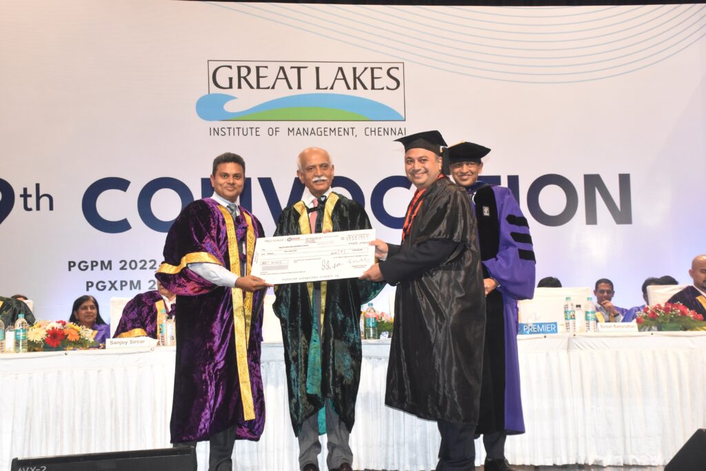 Great Lakes Chennai 19th Convocation presided by Dr. B V R Mohan Reddy, Founder Chairman and Member of Board at Cyient