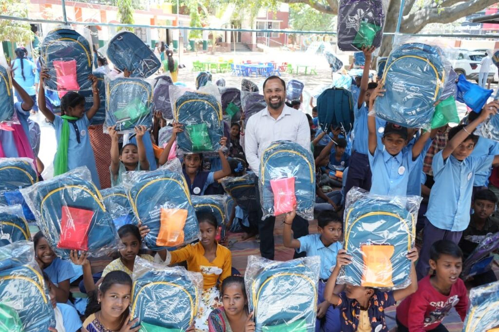 Rainbow Children’s Foundation Donated School Supplies to Seegehalli Government Primary School