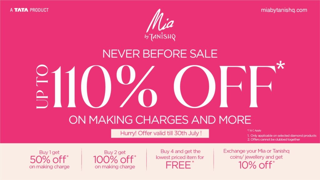 Unlock Irresistible Offers with Mia by Tanishq’s ‘Never Before Sale’