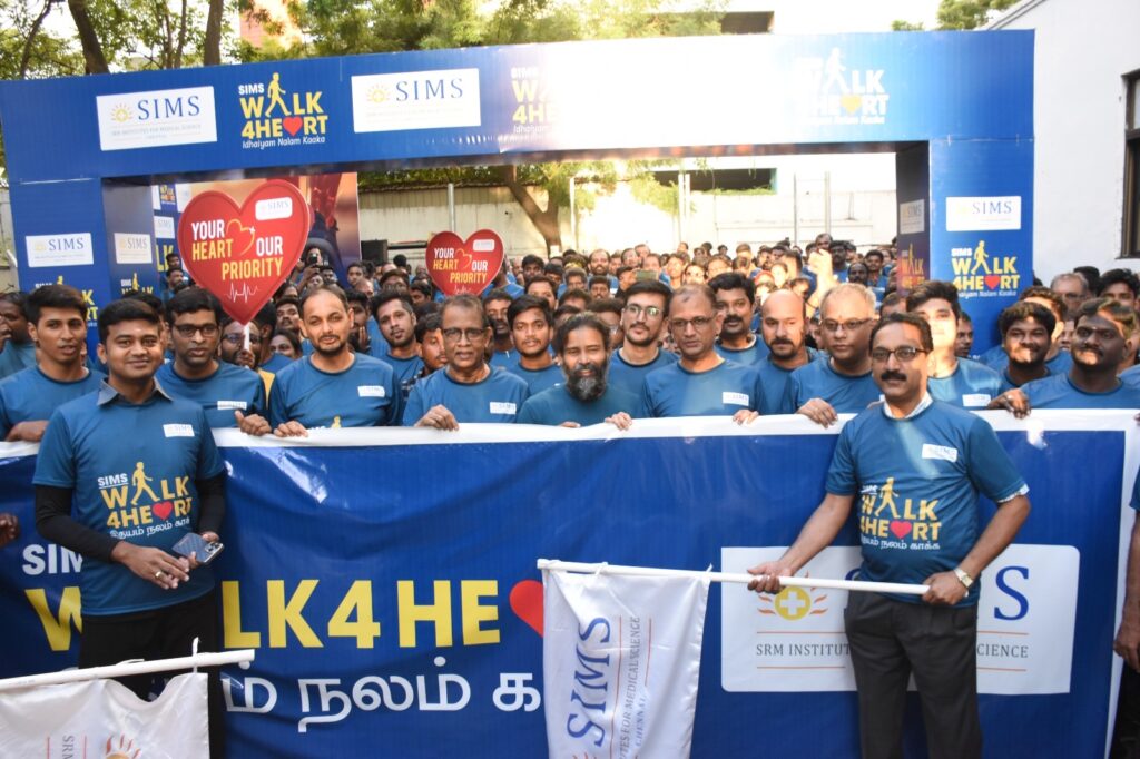 On World Heart Day, SIMS Hospital hosts “SIMS Walk4Heart” walkathon to raise heart health awareness