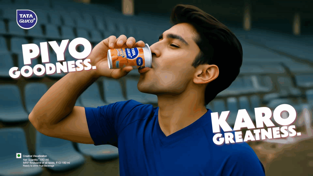 Tata Gluco+ gives a fresh twist to energy with their ‘Piyo Goodness, Karo Greatness’ proposition crafted through AI