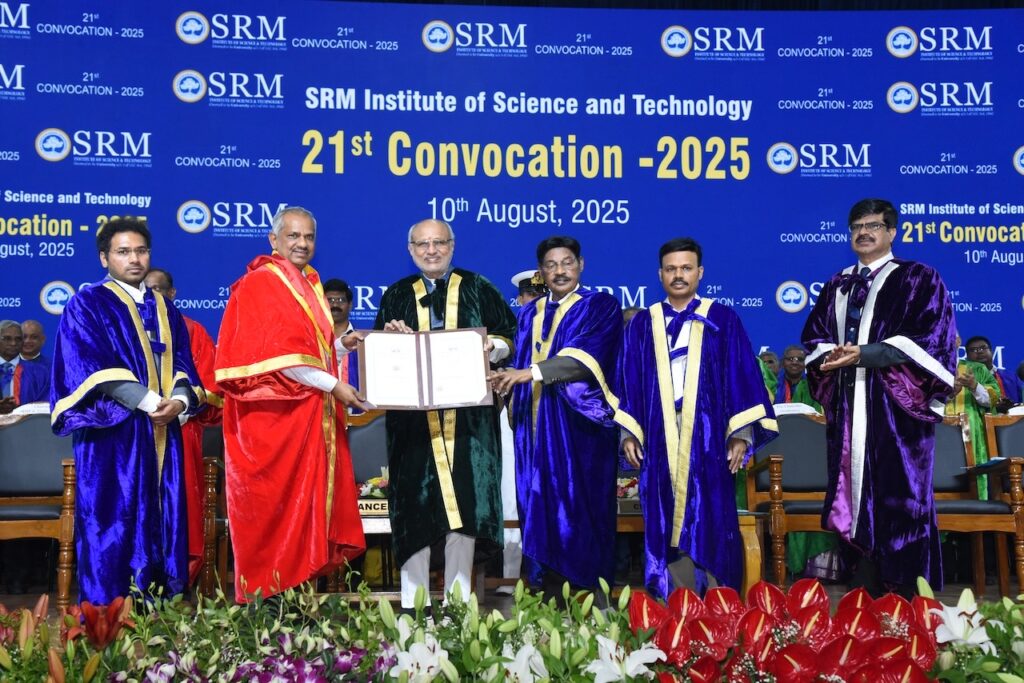 SRM Institute of Science and Technology 21st Convocation 2025 at Kattankulathur