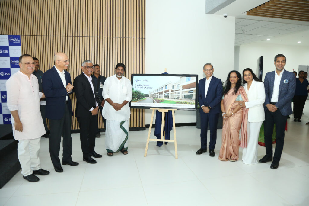 Motilal Oswal Executive Centre at ISB inaugurated by Telangana Deputy CM