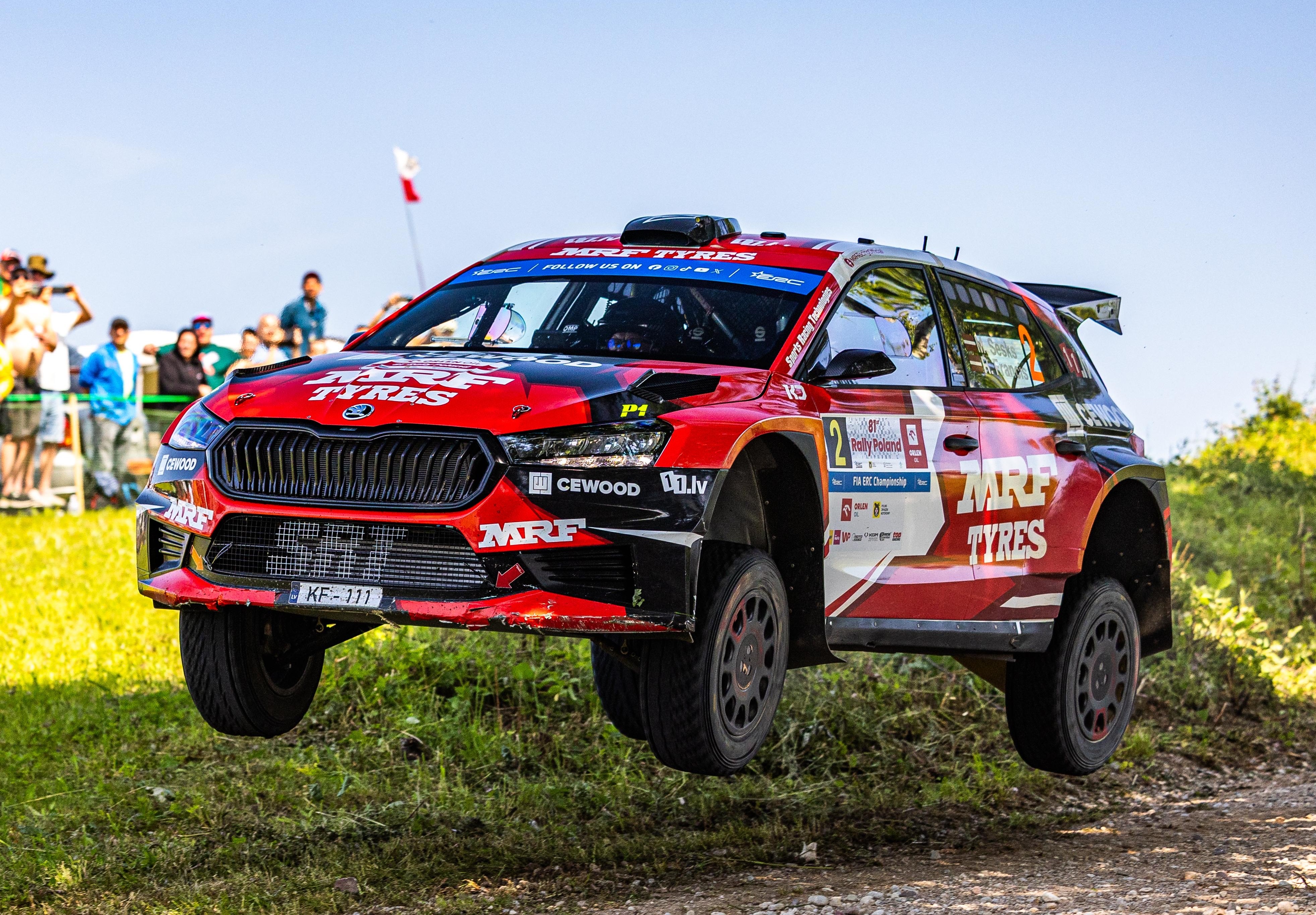 Team MRF Tyres clinches the FIA ERC 2025 Team Championship in Croatia