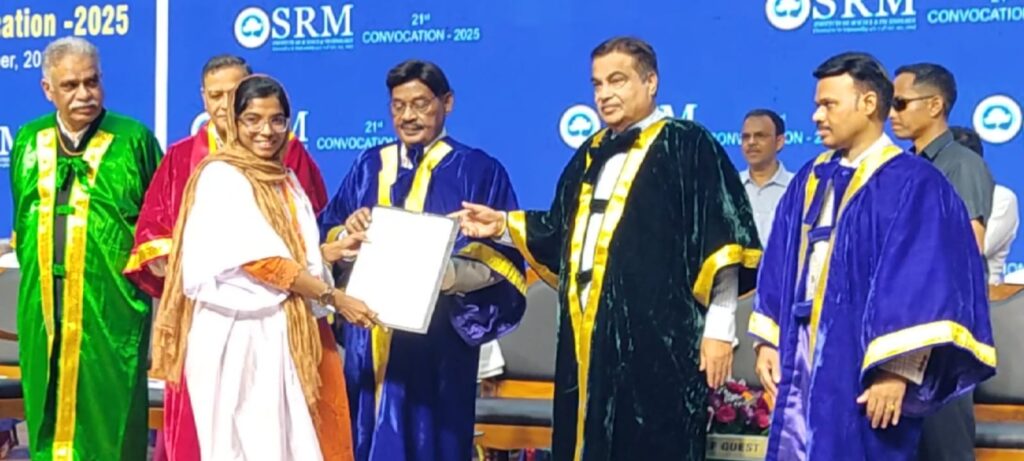 SRM INSTITUTE OF SCIENCE AND TECHNOLOGY21st CONVOCATION – 2025