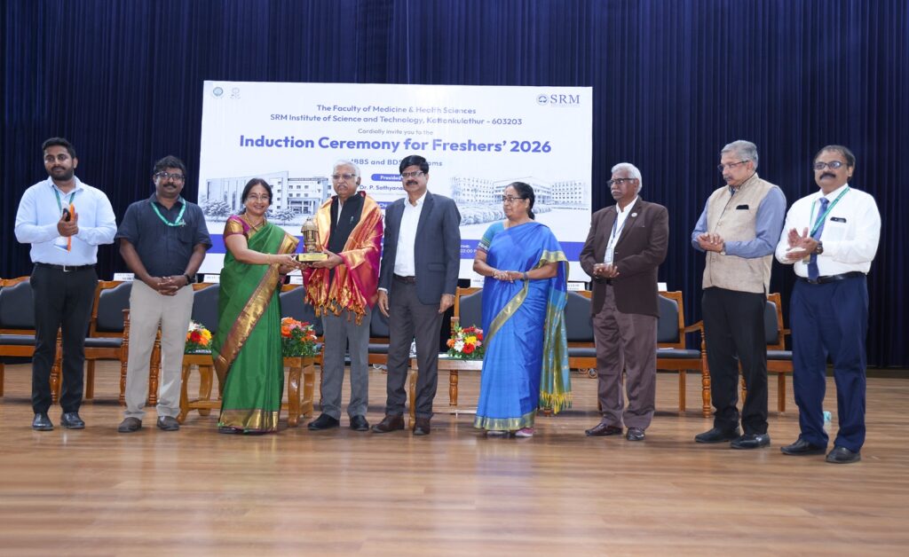 SRMIST Inducts New MBBS and BDS Students, Emphasises Ethics, Excellence and Service