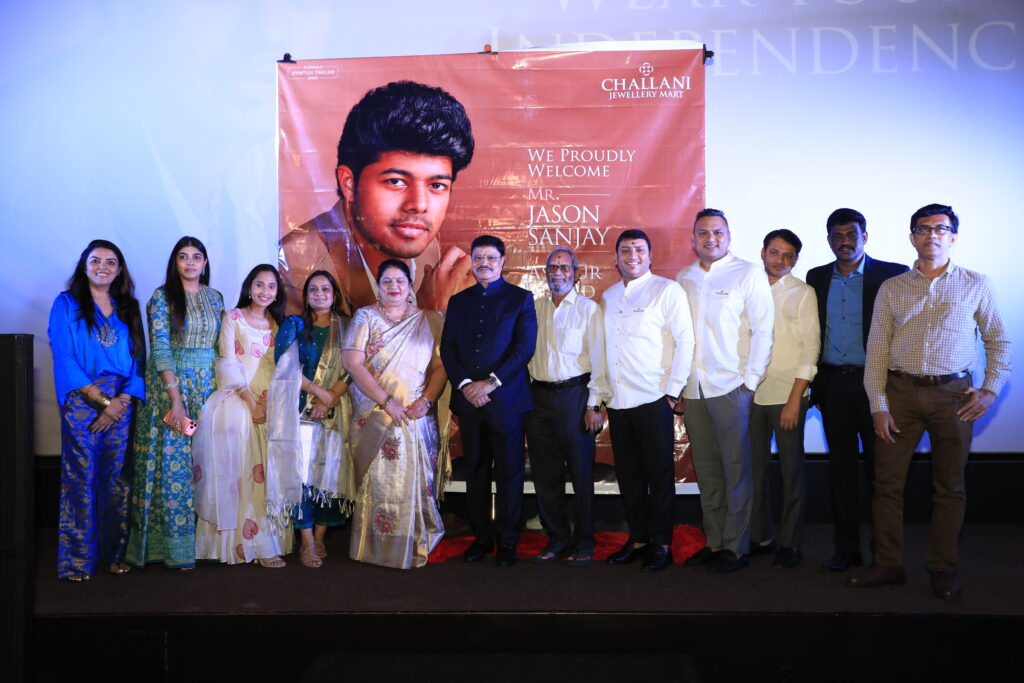 Challani Jewellery Mart Announces Jason Sanjay as its Official Brand Ambassador