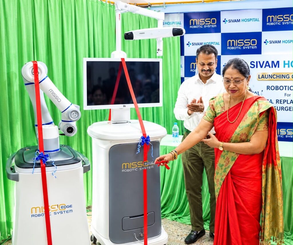 SIVAM ORTHO HOSPITAL INSTALLS AI-BASED MISSO ROBOTIC SYSTEM FOR KNEE REPLACEMENT IN CHENNAI